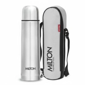 Milton Flip Lid 750 Thermosteel 500 ml Water Bottle, 24 Hr Hot and Cold I Leak Proof Lid with Jacket